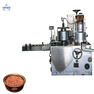 China Meatloaf enlatado da máquina de colocação em latas do alimento da carne que enche-se emendando a máquina fornecedor